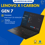 Lenovo ThinkPad X1 Carbon Core i5-(10TH GEN)14"FHD Touch Screen 16GB RAM Windows 11 PRO