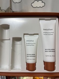 Innisfree 漢拏山柑橘C亮白組（洗面乳加晚安面膜）