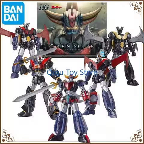 BANDAI Original HG 1/144 INFINITISM GRENDIZER Assembly Model Toys Collectible Model Ornaments Gifts 