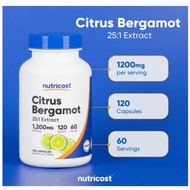 Nutricost, Citrus Bergamot, 120 capsules
