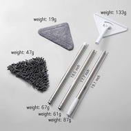 Floor Squeeze Mop for Wash Floor Household Cleaning Rag Brooms escopic Pole Flat Spin Triangle Brush Window Washing Mop