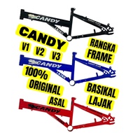 CANDY 100% ORIGINAL 20" LAJAK BICYCLE BODY T-FRAME RANGKA BINGKAI BADAN BASIKAL NYAMUK ASAL KILANG