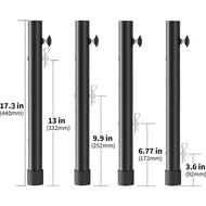 Table Leg Extender Desk Workbench Height Extender Straight or Curved Leg Folding Table Leg Extension
