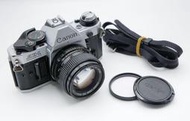 二手新中古:經典CANON AE-1P+NFD 50mm F1.4 輕巧文青相機135底片機  8成新