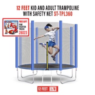 SellinCost Large 1.8m 6ft 2.4m 8ft 3m 10ft 3.6m 12ft Trampoline For Kids And Adult 150kg Durable Wei