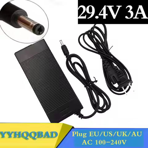 29.4v3a lithium battery charger 7 Series 29.4V 3A charger for 24V battery pack