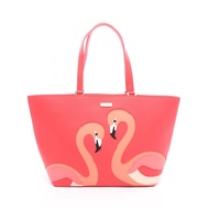 【二手】Kate Spade Walk on the Wild Side 火烈鳥 Jules 女士真皮手提包（二手 A 款）