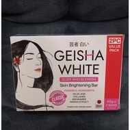 Geisha White Classic Soap with Kojic Acid for Brighter Skin, 65g