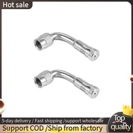 2 Tyre Valve Extension Adaptor Motorcycle Car Tire Stem Extender 90 Degree Angle