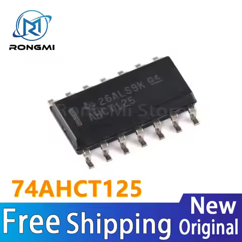 10-100pcs SN74AHCT125 SN74AHCT125DR 74AHCT125 74AHCT125D AHCT125 SOIC-14 Quad Bus Buffer Gate Chip I