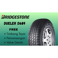 TAYAR BRIDGESTONE DUELER D689 245/70R16 TAHUN 2025 , FREE VALVE GETAH SETIAP 1BIJI PEMBELIAN TAYAR