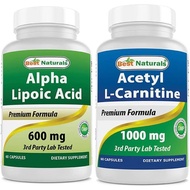 Naturals Alpha Lipoic Acid 00 mg & Acetyl L-Carnitine 1000mg