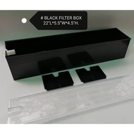 F173 Black Top Filter Box 22inch Aquarium Fish