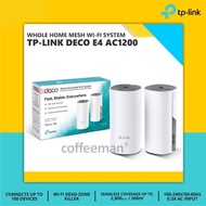 Tp Link DECO E4 AC1200 Whole Home Mesh Wi-Fi System - TPLink DECO E4 - 2-PACK