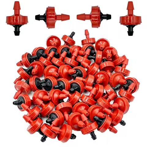 20X Garden 2L 4L 8L Pressure Compensating Emitter Dripper 1/4'' Self-cleaning Drip Irrigation Water 