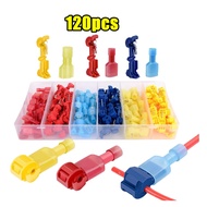 120pcs Wayer Elektrik Scotch Lock T Tap Wire Connector Terminal Clip Quick Splice Lock Wire Terminal