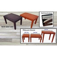 Meja Rotan Panjang / Meja Teras/ Meja Tamu/ Meja Plastik (Kaki Panjang & Pendek) BlueShark