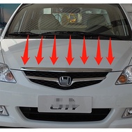 Auto Front Bumper Grille Chrome hood Moulding For HONDA CITY 2006 2007 2008 GD6 GD8