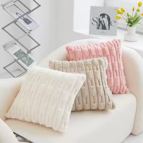 1pc soft decor pillowcase sofa cushion cover for livingroom bedroom throw pillow cover home decorati