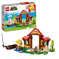 LEGO 71422 Picnic at Marios House Expansion Set Super Mario Building Toy with Yoshi Figure Combine w