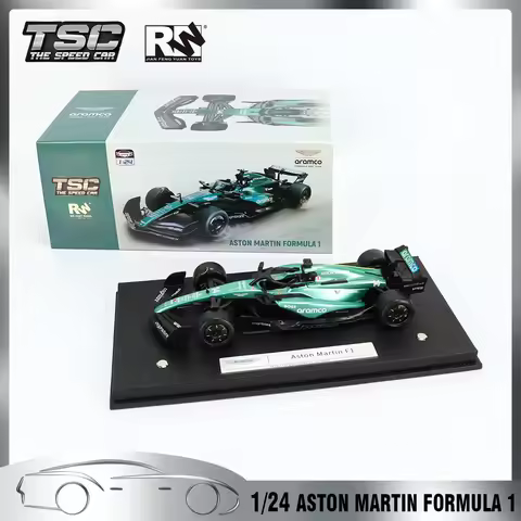 TSC RW 1:24 Aston Martin Formula 1 Alloy Diecast Model Car Racing Cars for Christmas Gifts