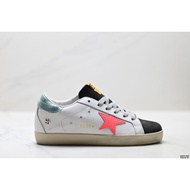Golden Goose Super-Star Leather Distressed Sneakers