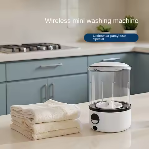 New USB Charging Washing Machine Portable Underwear Cleaner 2L Fully Automatic Socks Washing Machine