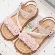 Girls Shoes Children Flower Princess Fashion Sandals 2025 New Style Summer Summer Style Baby Beach S