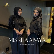 Miskha Abaya Black Dubai Luxury Abaya Dubai Abaya Dress Abaya Jubah Abaya Set Hijab