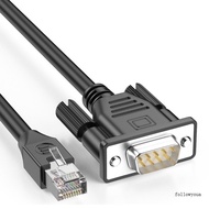 fol RJ45 to DB9 RS232 Serial Port Power Cable Male Female Connectors Wire 50cm-3 0m