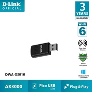 D-Link DWA-X3010 AX3000 Wi-Fi (Wireless) Mini Wireless USB 3.0 Adapter