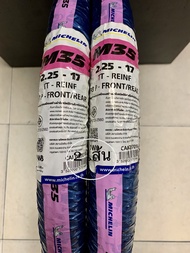 Michelin M35 ชุดยางนอกมอเตอร์ไซด์ (หน้า+หลัง) ขนาด 2.25-17 TT 2.50-17 TT 2.75-17 TT ชุดยางนอกมอเตอร์