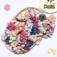 DALIA 50PCS Artificial Daisy Flower Head Gift Headdress Material 4.5CM Home Decor