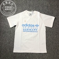 Adidas Clover Men's Summer Letter Print Sports Casual Crew Neck Short Sleeve T-Shirt 0424
