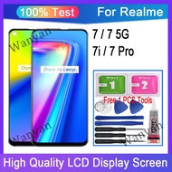 Original Realme 7 7i 7 5G 7 Pro LCD Display Touch Screen Replacement