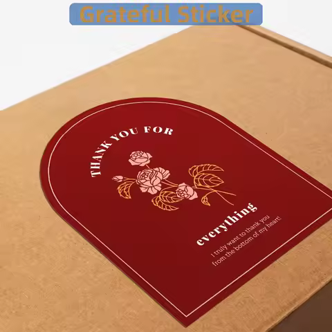 50pcs This Package Nice To Meet You Too Sticker Seal Label Thank You Small Business Handmade Merchan