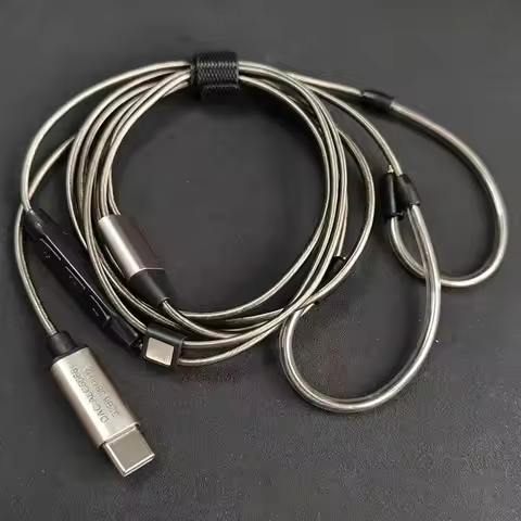 Type C to MMCX Headphone Upgrade Cable with ALC5686 DAC Chip, MMCX Audio Cable Compatible with IE900