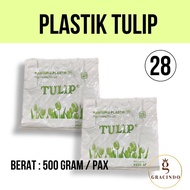 TULIP 28 WHITE KERESEK 1 PACK 500G 500GRAM HD HD PLASTIC CRESEK