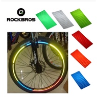 ROCKBROS 3pcs/pack Bike Wheel Rim Light Decal Stickers Bicycle Reflective DIY Sticker Cycling Bike Wheel Light Safety Protect