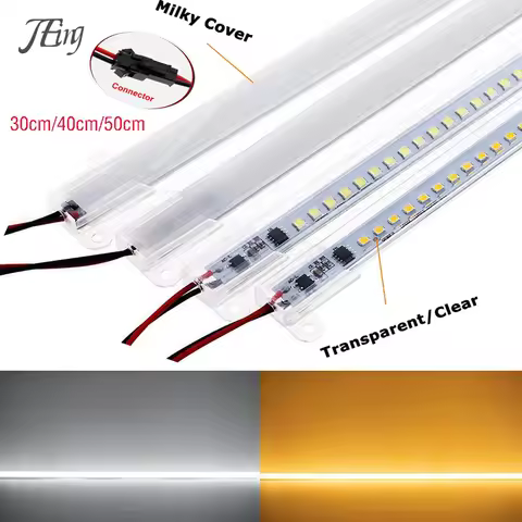 AC220V LED Bar Light High Brightness 2835 LED Clip 30cm 40cm 72LEDs Rigid Strip Saving LED Tubes