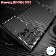 KK Samsung S24 Ultra 2024 Carbon Fiber Shockproof Casing For Samsung Galaxy S24Ultra S24 24S Samsung