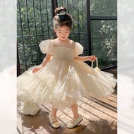 Halloween Filipiniana dress for kids Baby Girl Party princess Girls summer dress 2023 new kids bubbl