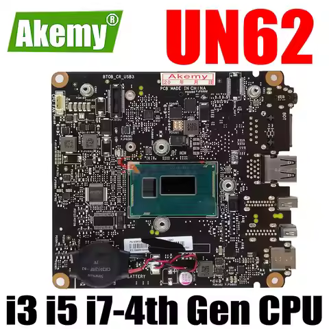 For ASUS MINI VIVO PC UN62 Computer Motherboard UN42 with 2957U CPU Laptop Mainboard Fully 100% Test