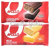 Apollo Wafer Milk Cream 102g Apollo Wafer Chocolate Cream 102g Chocolate Wafer Milk Coated Wafer