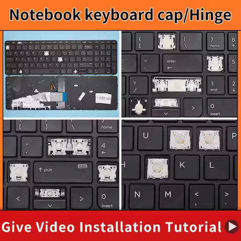 Replacement Keycap Key cap Hinge for HP ProBook 450G3 450G4 455G3 455G4 470G3 470G4 650G2 Keyboard