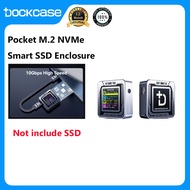 DOCKCASE M.2 SSD Case Pocket 2230 M.2 NVMe SSD Enclosure USB 3.2 Gen2 10Gbps to NVMe PCIe M.2 Extern