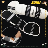SUHU Sports Protective Gear, Sponge Protection Set Taekwondo Arm Leg,  Ventilate Thick Muay Thai Leg
