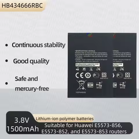 High Capacity 1500mAh HB434666RBC Battery For Huawei Router E5573 E5573S E5573s-32 E5573S-320 E5573s