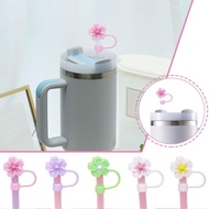 Dustproof Small Daisy Straw Cover Cute Straw Cover Straw Protection Silicone Environmental V9k2