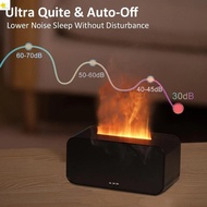 POLOSPORT Essential Oil Diffuser, Powered with LED Light Flame Aroma Humidifier, Aesthetic 7 Color C